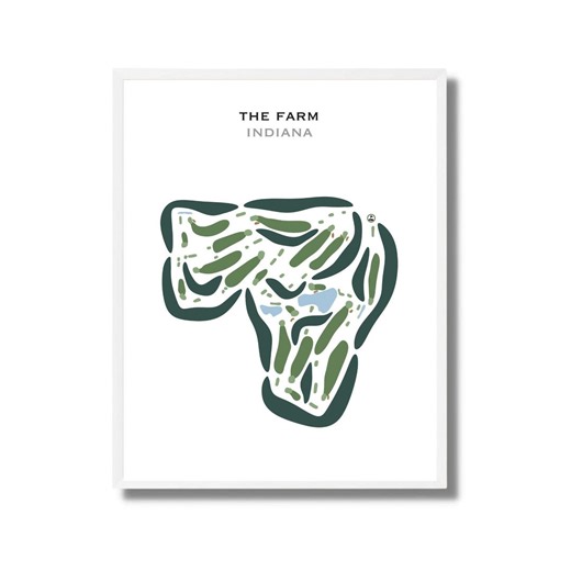 The Farm, Indiana | Golf Course Map, Golf Map, Golfer Gift for Him, Scorecard Layout, Golfer Boyfriend Gift, Art Print Decor - Etsy Australia