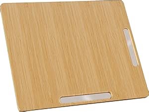 Joy&Grace Appliance Slider for Kitchen Appliances 360° Rolling Sliding Tray for Coffee Maker Countertop, Bamboo Coffee Pot Slider Rolling Tray (Natural, Large 16"x13")