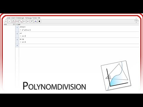 Polynomdivision | GeoGebra EasyGoing