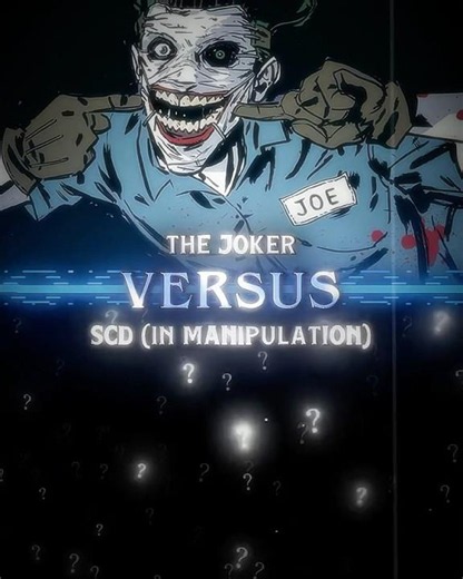 The Joker Vs SCD (In Manipulation) #scd #edit #anime