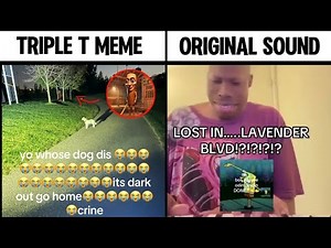 Triple T Meme vs Original Sound