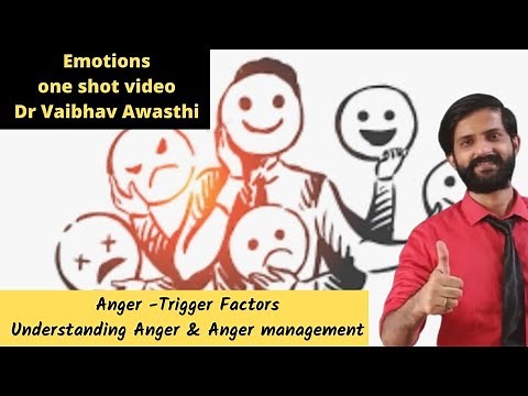 Psychology Class 12 | Chap 5 Emotions | Understanding Anger | Anger management | Dr Vaibhav Awasthi
