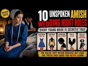 10 Unspoken Amish Wedding Night Rules Every Young Bride Is Secretly Told
