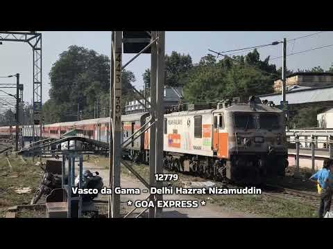 Trains arrival at Bhusaval Junction Railway | Goa Express | Karnataka Express