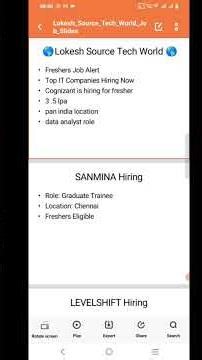 Freshers Job Alerts 2026 🚨 Cognizant & Sanmina Software Engineer Hiring | PAN India#shorts