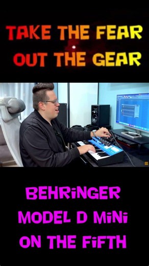 Behringer Model D mini on the fifth #behringer #moog #minimoog #musicproducer #synth #music