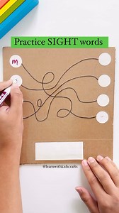 Try this activity to work on cvc words, sight words, spellings, mazes.Follow @learnwithkidscrafts for more ideas. #learningathome #kindergarten #earlyyearseducation #homelearning #handsonlearning #phonicsactivities #phonicsgames #homeschooling #momlife #diymom#scienceofreading #phonicsactivities #sightwords #learntoread #simpleactivities | Learn with Kids Crafts