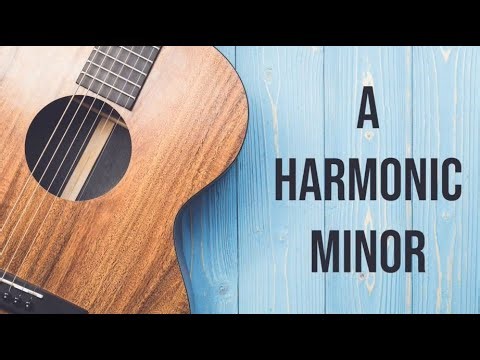 A Harmonic Minor Backing Track With Scale Maps (90 bpm)