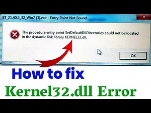 How to fix Kernel32.dll Error || Kernal32.Dll file Missing || Kernel32 Error problem Solved 🔥🔥🔥
