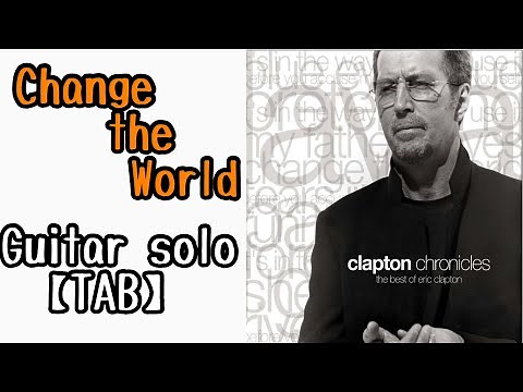 Change The World Guitar Solo TAB #shorts