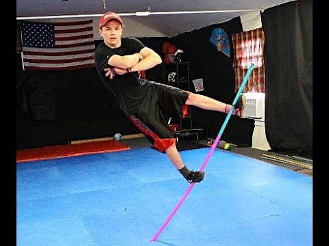 Monkey going up the tree Shaolin Monkey stick move