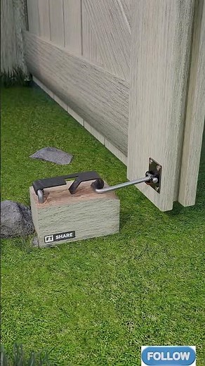 Genius Push-Lock Holder Technique on the Way! 🤯🔧#doorholder #woodworking #wood #diy#tools#automobile