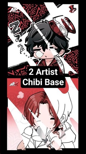 Drawing Challange_2 Artist_Chibi Base_Persona 5_Main Character