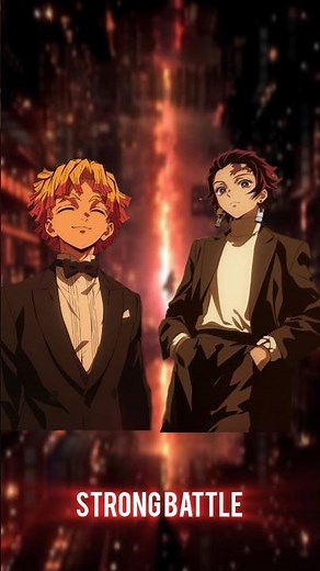 Zenitsu VS Tanjiro||who is strongest #anime #demonslayer #whoisstrongest #animeedit