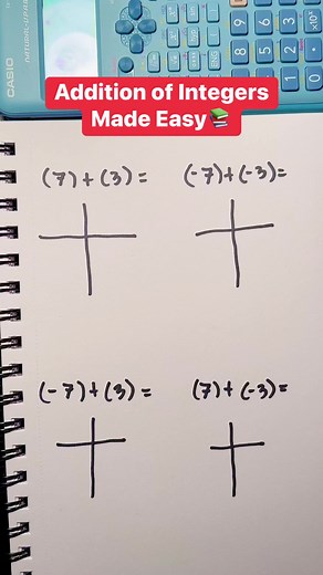 6.7K views · 106 reactions | Addition of Integers Made Easy Follow us for more! #Math #math #mathematics #mathtrick #viralmath #viralreels #viralvideo #viralshorts #foryou #foryoupage #hacks #percentage #percent #base #mathreview #fypviralシ #fyp #fypツ #CSC #mathexam #boardexam #mathreview #MATHEMATICS #mathhacks #mathtricks | Prof Math Wizard | Facebook