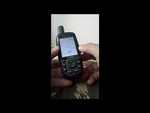 Tutorial Manual Vídeo Aula GPS Garmin GPSMap 62sc