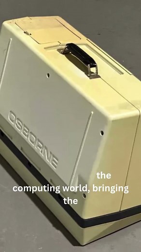 The World's First Laptop : Osborne 1 | Did You Know! | Mystery Video Vault |#Osborne1 #TechHistory