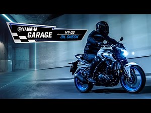 How to Check Yamaha MT-03 Oil Levels | #Yamaha DIY Garage