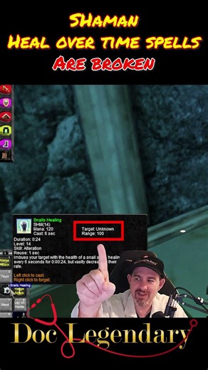 Everquest Legends Beta - Shaman Heal Spells are BROKEN (Heal over Time) #everquestlegends #everquest
