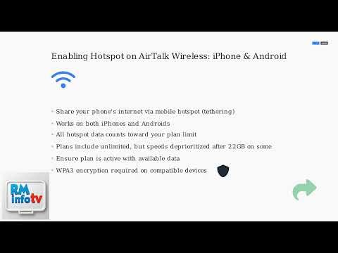 How To Set Up Hotspot On AirTalk Wireless – Enable Tethering On IPhone & Android