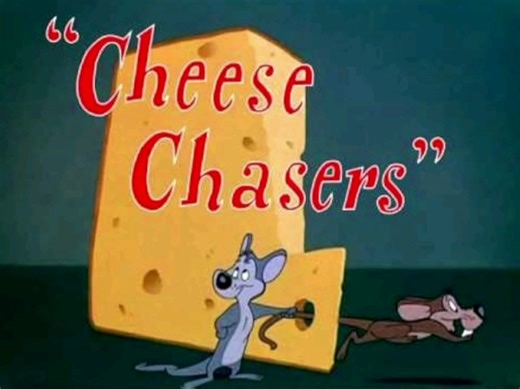 华纳动画休比和伯蒂奶酪追逐者 Cheese Chasers.1951.米高梅动画重制版标题卡