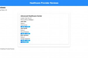 Healthcare Review System