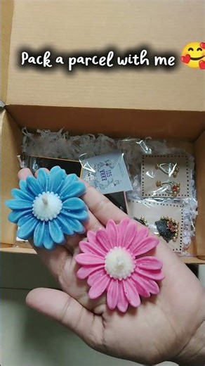 pack a parcel with me🥰