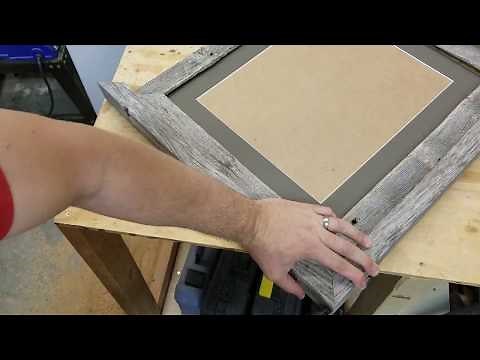 How to make a Barnwood Picture Frame