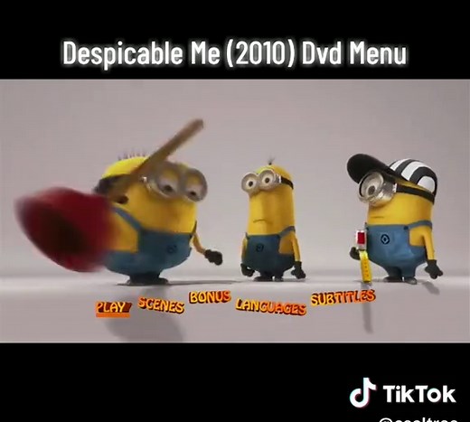 Despicable Me (2010) Dvd Menu