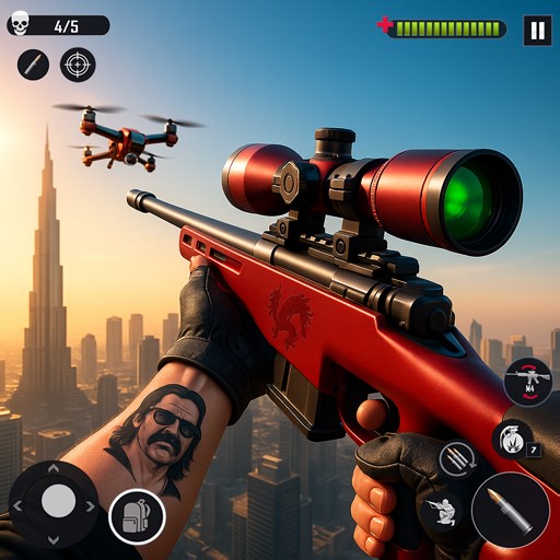 Sniper Shooting Games 3D Tactical Ops Stealth Mission - FPS Shooter Army Commando Action War Adventure