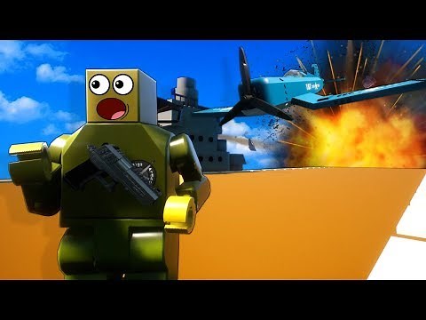 LEGO AIRCRAFT CARRIER BATTLE! - Brick Rigs Multiplayer Roleplay