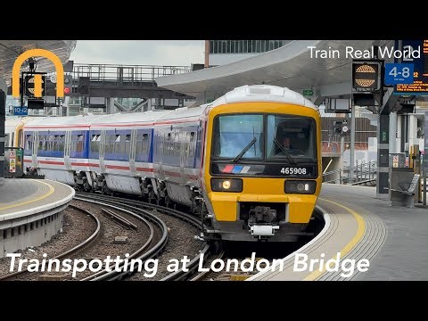 Transpotting at London Bridge PLUS a ride on the Kent Link Networker 465908!!