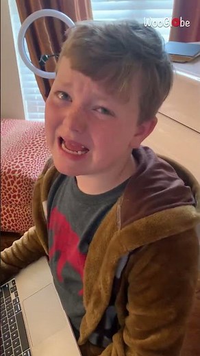 Little boy cries from unwanted feels after listening to Lewis Capaldi || WooGlobe