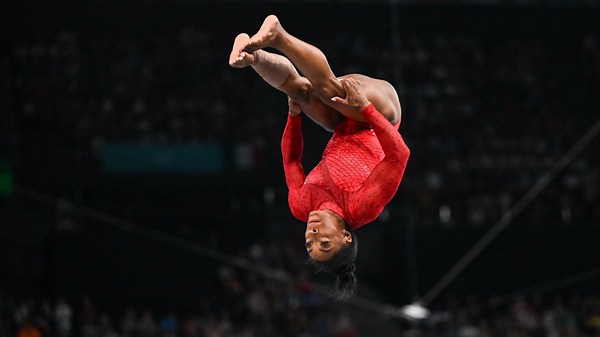 Simone Biles delivers stunning vaults to win another gold