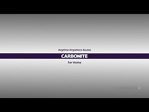 Restoring Individual Files with Anytime Anywhere Access - Carbonite Safe Backup