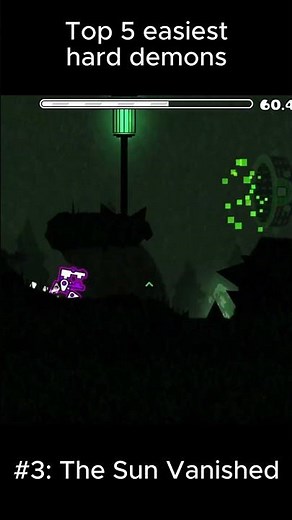 Top 5 easiest hard demons #demon #geometrydash #fun #gd #harddemon #easy #easiest #free