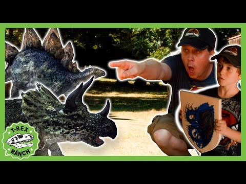 Giant Dinosaur Trip at Dinosaur World Park! | 🦖🦕 T-Rex Ranch Dinosaur Videos