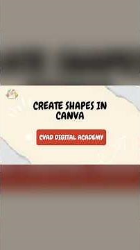 How To Create Shapes in Canva As A beginner