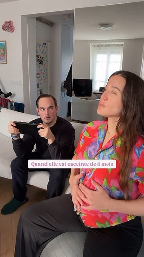 Loïc Suberville on Instagram: "3 mois ? #pregnant #enceinte #missioncleopatre #uhoh"