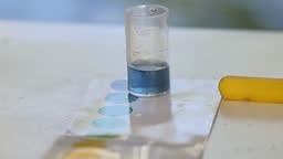 Water quality measurement. Find the pH value.