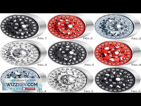Beadlock 1.9 Inch Wheel Rims Hubs & Rings for TRX 4 1 10 RC