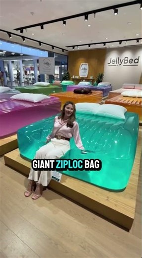 Bought a Transparent Water Mattress! 🌊😱 (Is it Worth It?) #shorts #funny