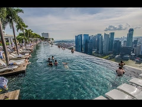 The World’s Most Incredible Infinity Pool - Marina Bay Sands, Singapore