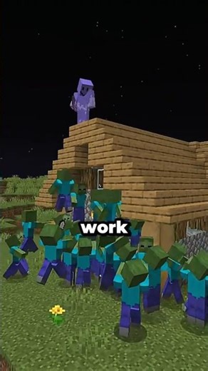 What would happen if zombies worked together? #minecraft