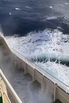 Rough Sea on Cargo Deck #shippingmystery #containershipping