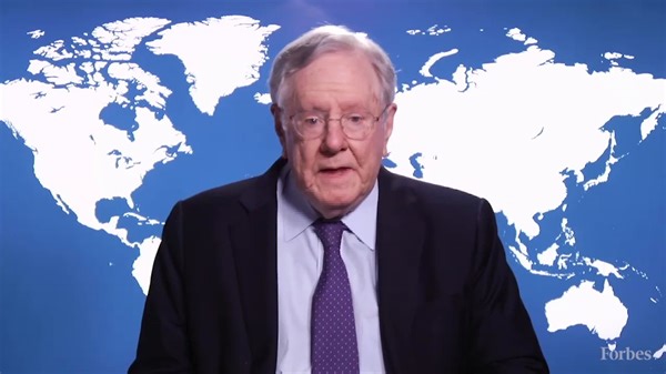 Steve Forbes reacts to a positive economic picture, with improved interest rates, consumer sentiment, stocks, and more—but warns that key rumblings on the horizon mean dark days are ahead. #WhatsAhead | Forbes