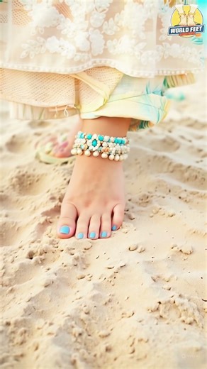 Foot Modelling | Foot fashion | Anklet feet | Indian Feet | Worldfeetshootout