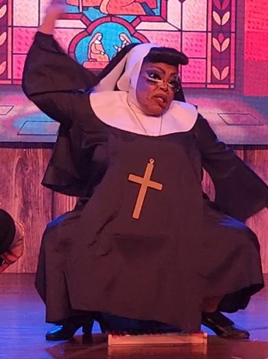 What is @Maya Bizness doing? Nun of your Bizness! 😆 #dragqueen #dragshow #ayeshaerotcia #funny #weird