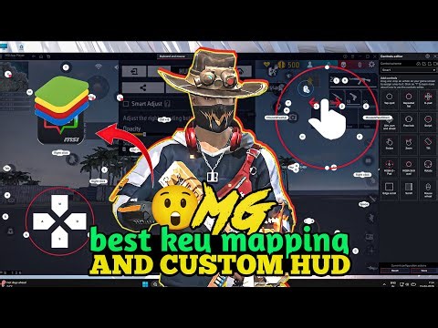 BEST KEYMAPPING for Free Fire New Pc And Laptop Player: Msi & Blustacks 5 Easy Custom HUD For FF