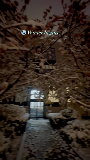 The beginning of a cold and cozy season ❄️ ❄️ ❄️. #firstsnow #firstsnowfall #winterseason #winter #coldweather #snow @highlight | Wilson Tagalog